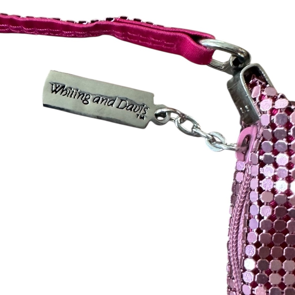 Whiting & Davis Pink Sequin Shoulder Bag - Picture 7 of 8